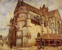 Sisley, Alfred - The Church at Moret, Icy Weather